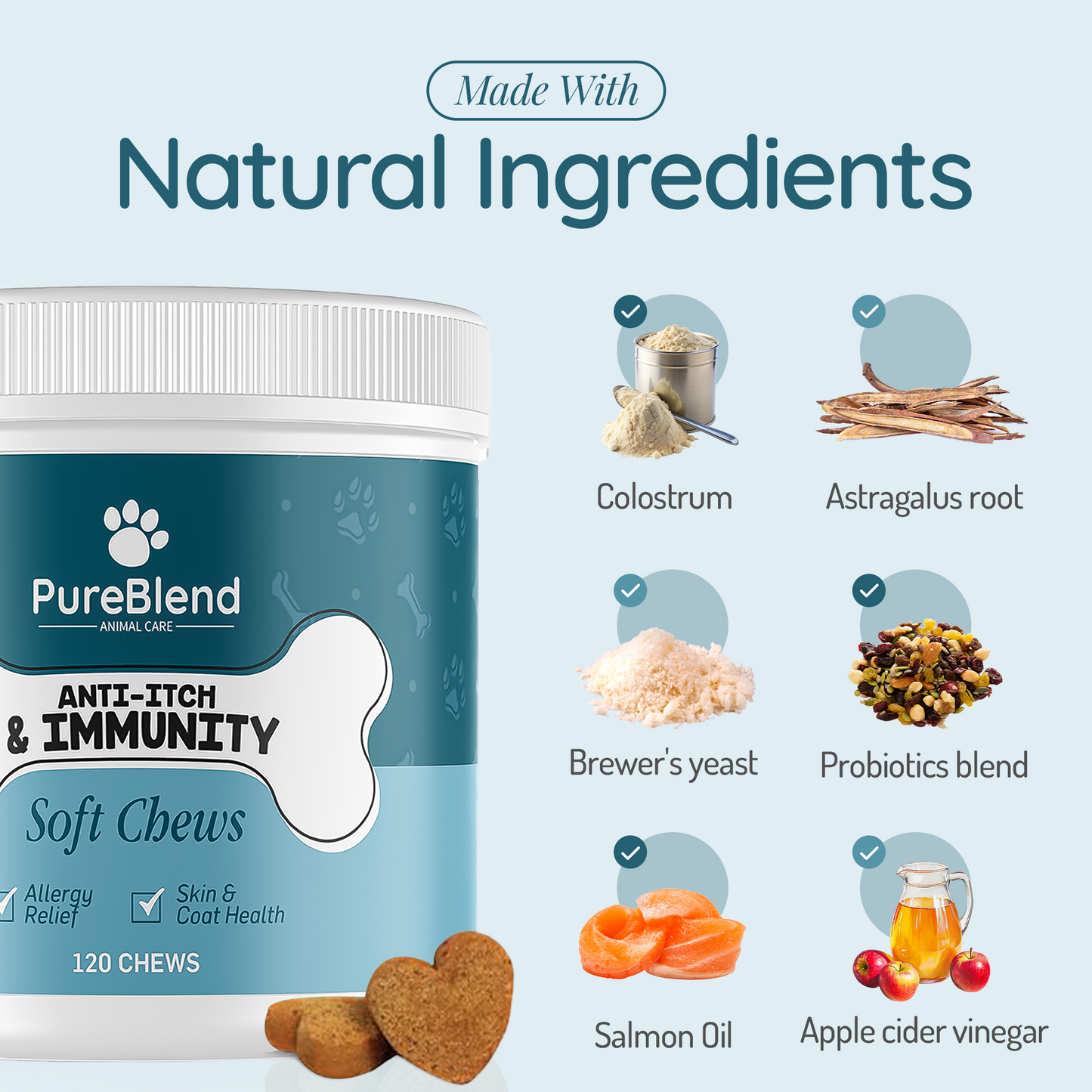 PureBlend Anti-Itch & Immunity Chews for Dogs
