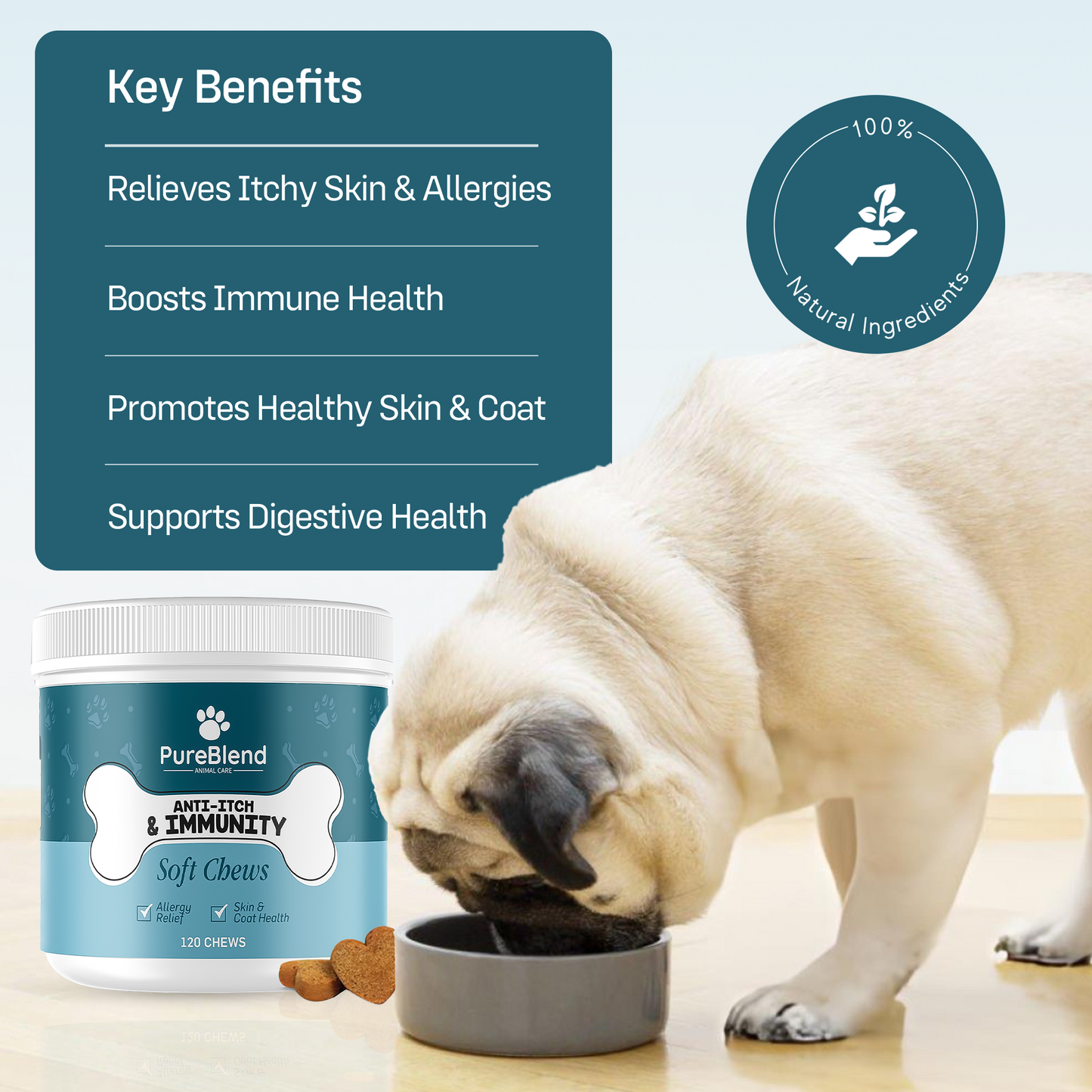 PureBlend Anti-Itch & Immunity Chews for Dogs