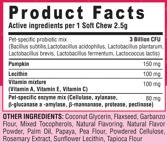 PureBlend Probiotic Chews for Dogs