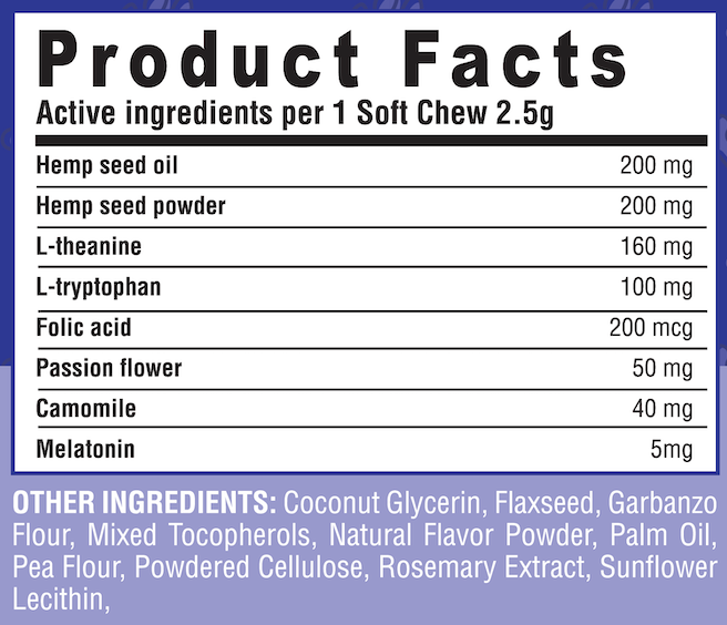 PureBlend Calming Chews for Dogs – Anxiety Relief for Dogs