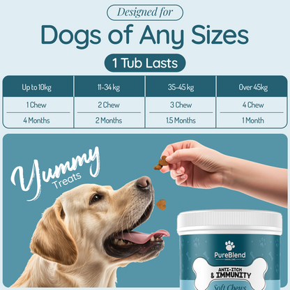 PureBlend Anti-Itch & Immunity Chews for Dogs