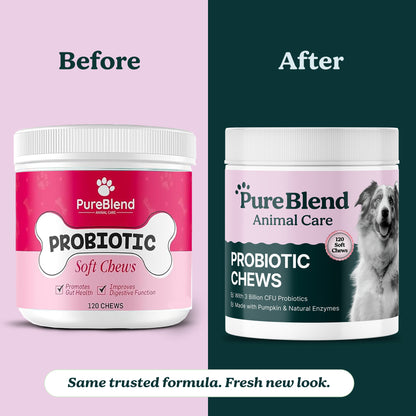 PureBlend Probiotic Chews for Dogs